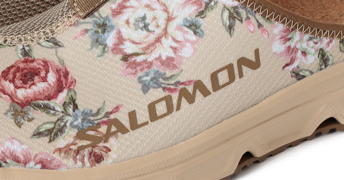 BEAMS × SALOMONの『RX SLIDE 3.0』、新作は絵画調の花柄がモチーフに