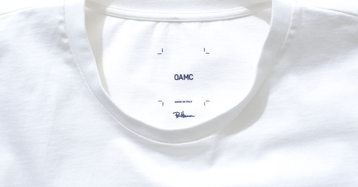 OAMC for Ron HermanのグラフィックTシャツ