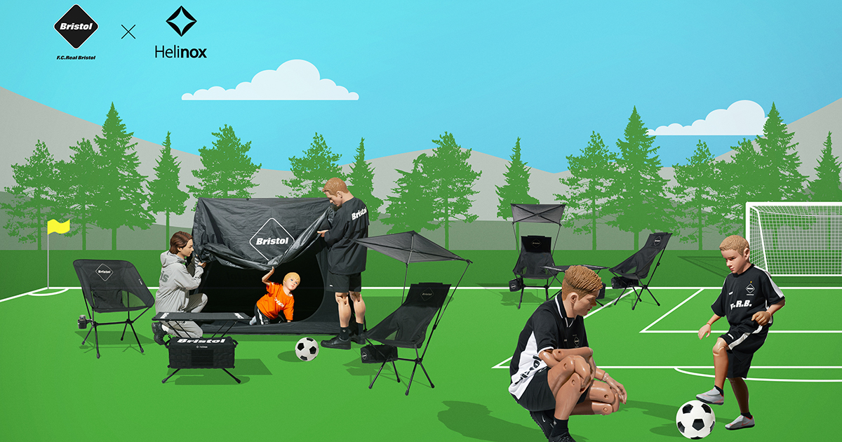 F.C.Real Bristol × Helinoxのチームギアが5月26日に発売