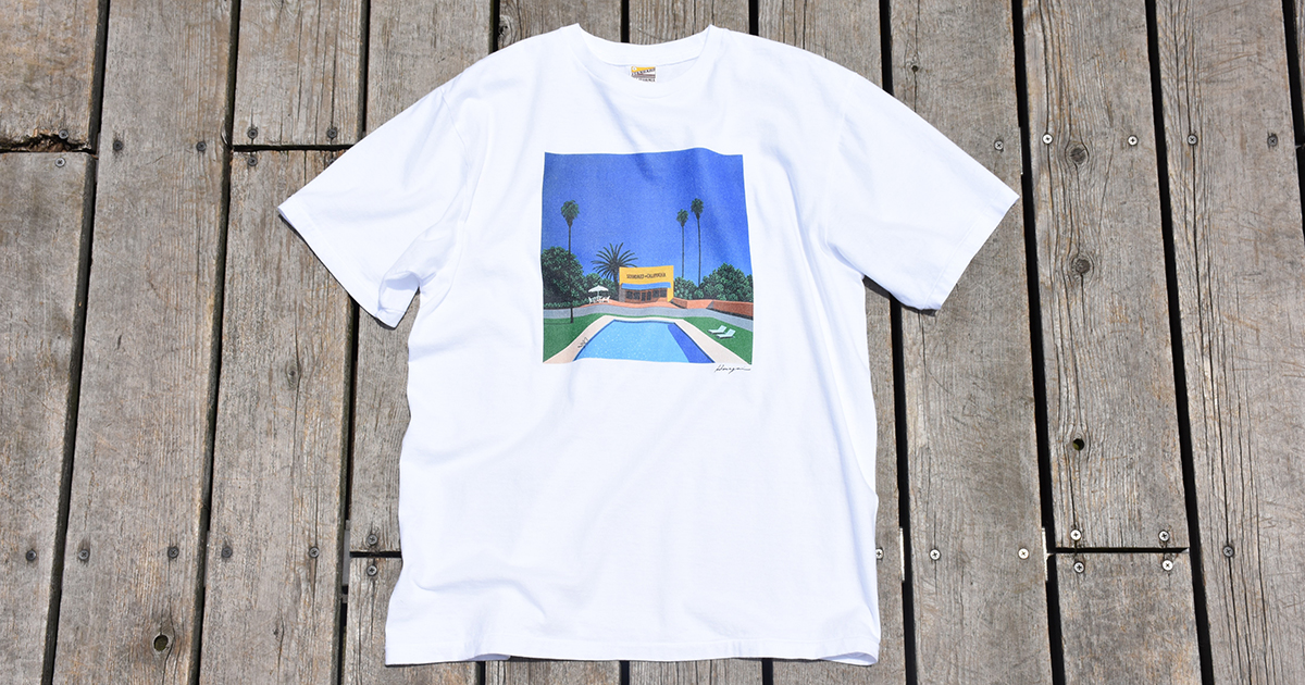 永井博 × Standard CaliforniaのアニバーサリーTシャツ