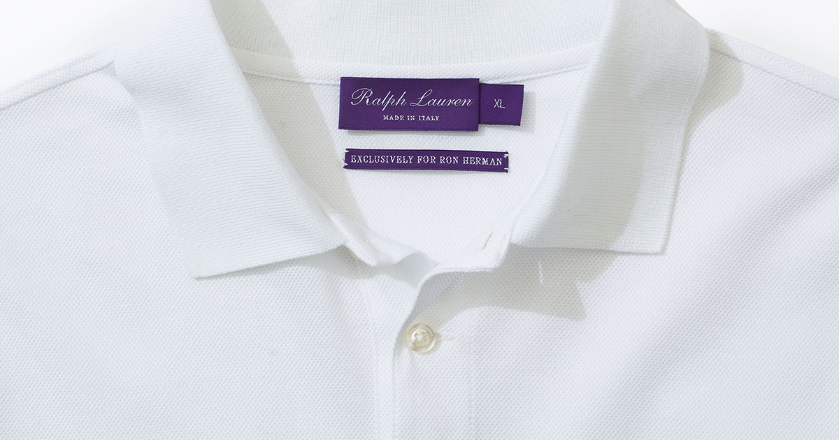トップス Ralph Lauren purple label Ron Herman Ralph Lauren Purple Label for Ron Hermanのホワイトコレクション