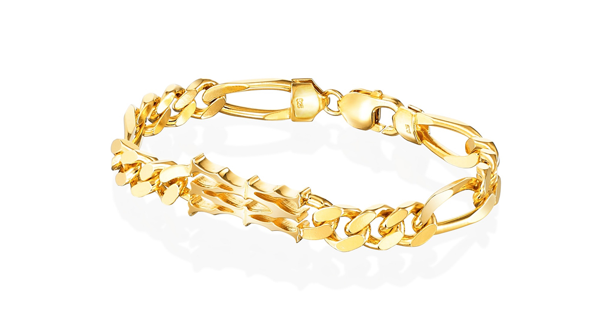 専用 WACKO MARIA ブレスレット　CAREERING ワコマリア CAREERING - ワコマリア コラボ フィガロチェーンブレスレット