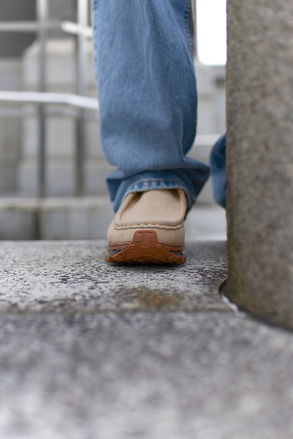 Tomo & Co × STOCK NO: × GETTRYの『Air Moccasins ”Basic”』