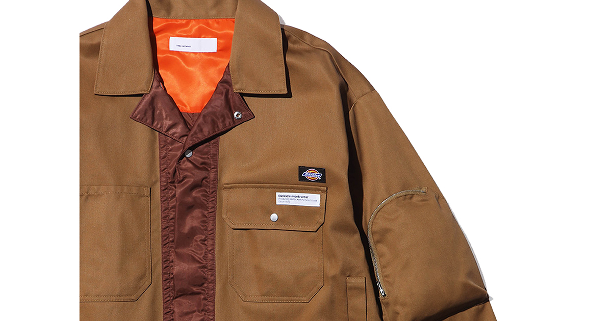 【タグ付き】Dickies × TOGA ARCHIVES つなぎ 48 TOGA × Dickiesのニューアイテムが10月25日より順次発売