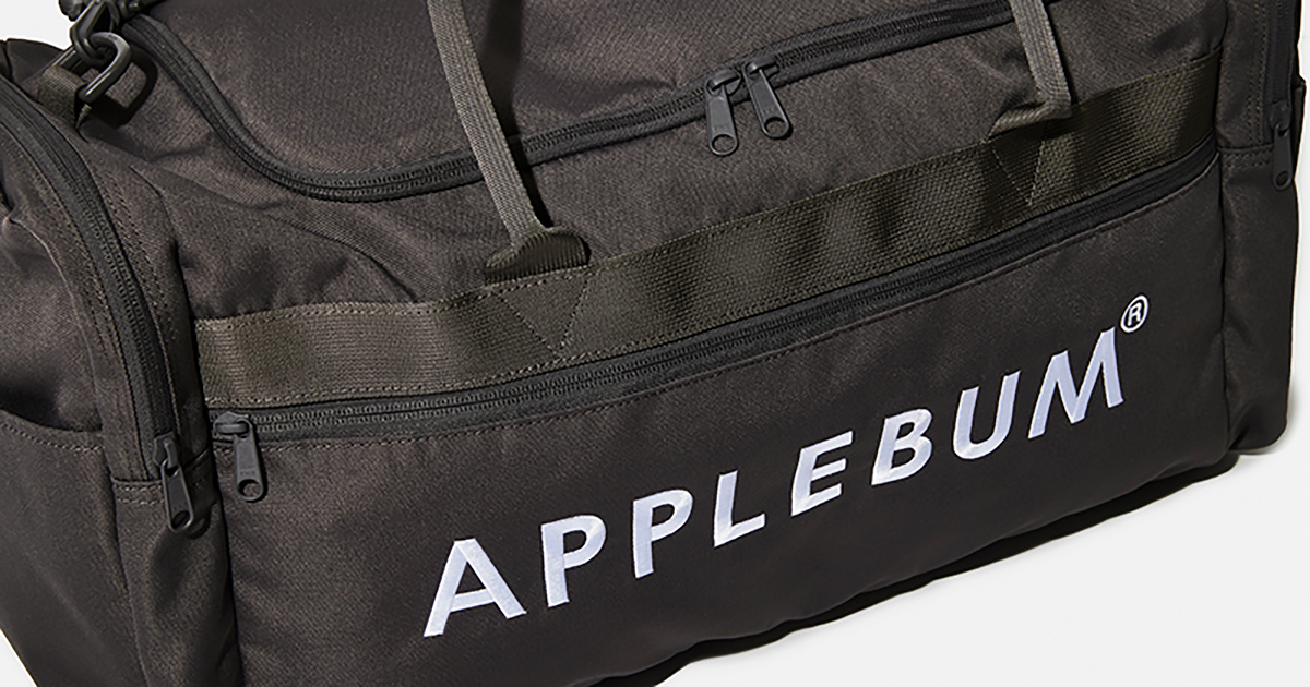 マスタードの入れもの探訪 #27：APPLEBUMの『Logo Duffel Bag』