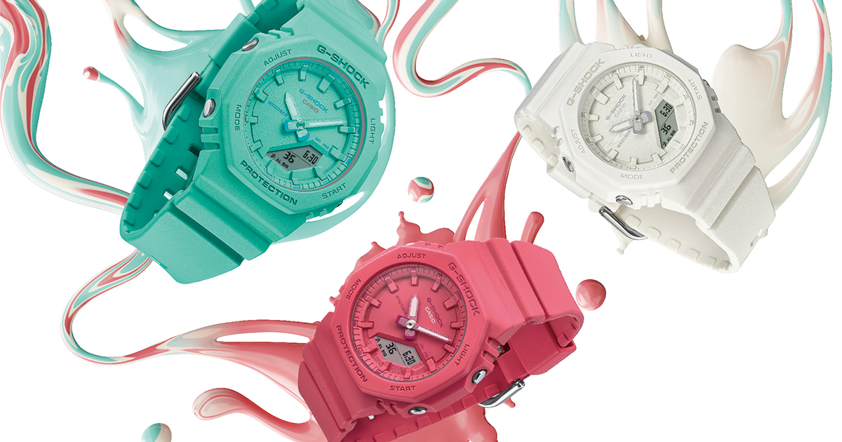 G-SHOCK『2100』シリーズに小型の『GMA-P2100』が仲間入り