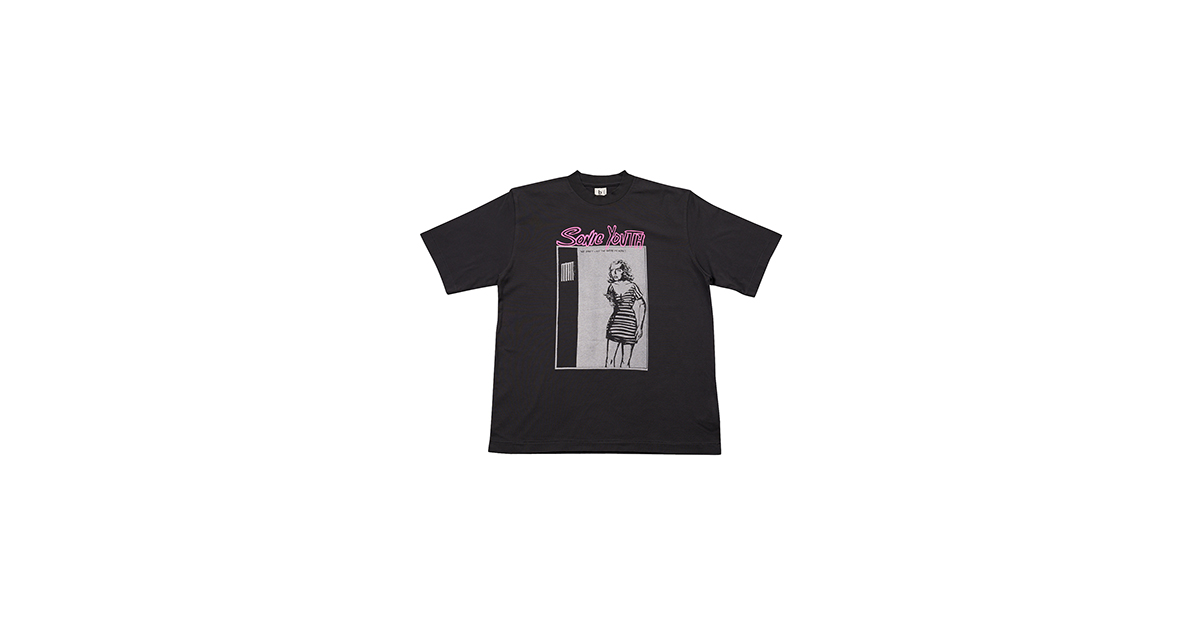 blurhms ROOTSTOCKからSonic Youthのグラフィックを用いたTシャツ