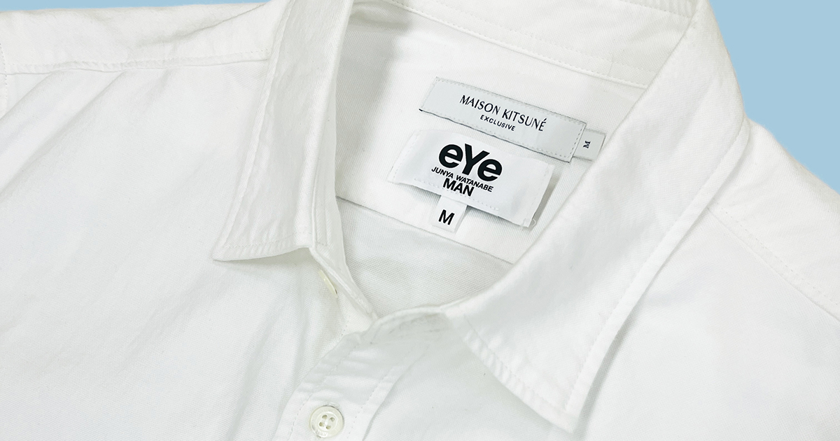 eYe JUNYA WATANABE MAN × MAISON KITSUNÉのオックスフォードシャツ