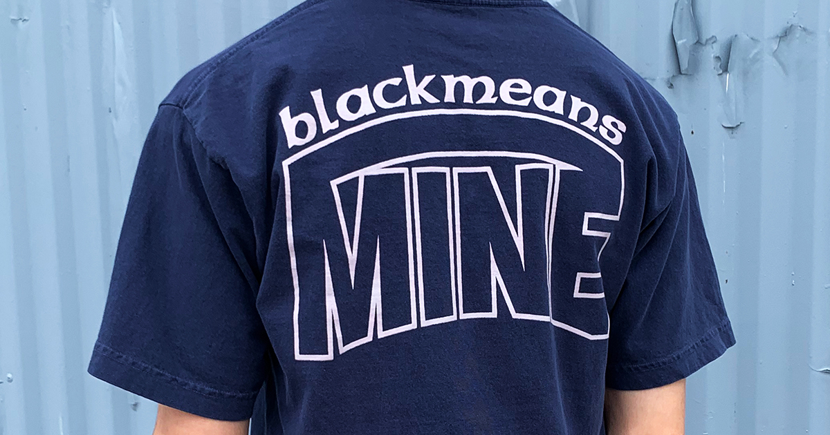 MINEとblackmeansのコラボレーションアイテムが5月25日に発売