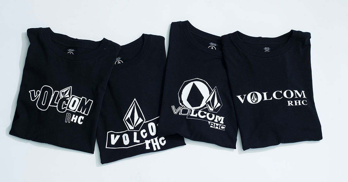 ronherman×VOLCOM 別注ブラック TシャツLサイズ VOLCOM for RHC Ron HermanのグラフィックTシャツ