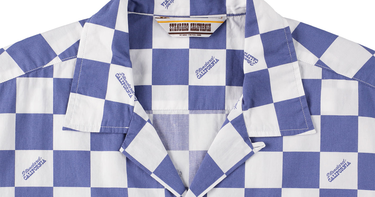 大人も着やすいStandard Californiaのチェッカー柄シャツ