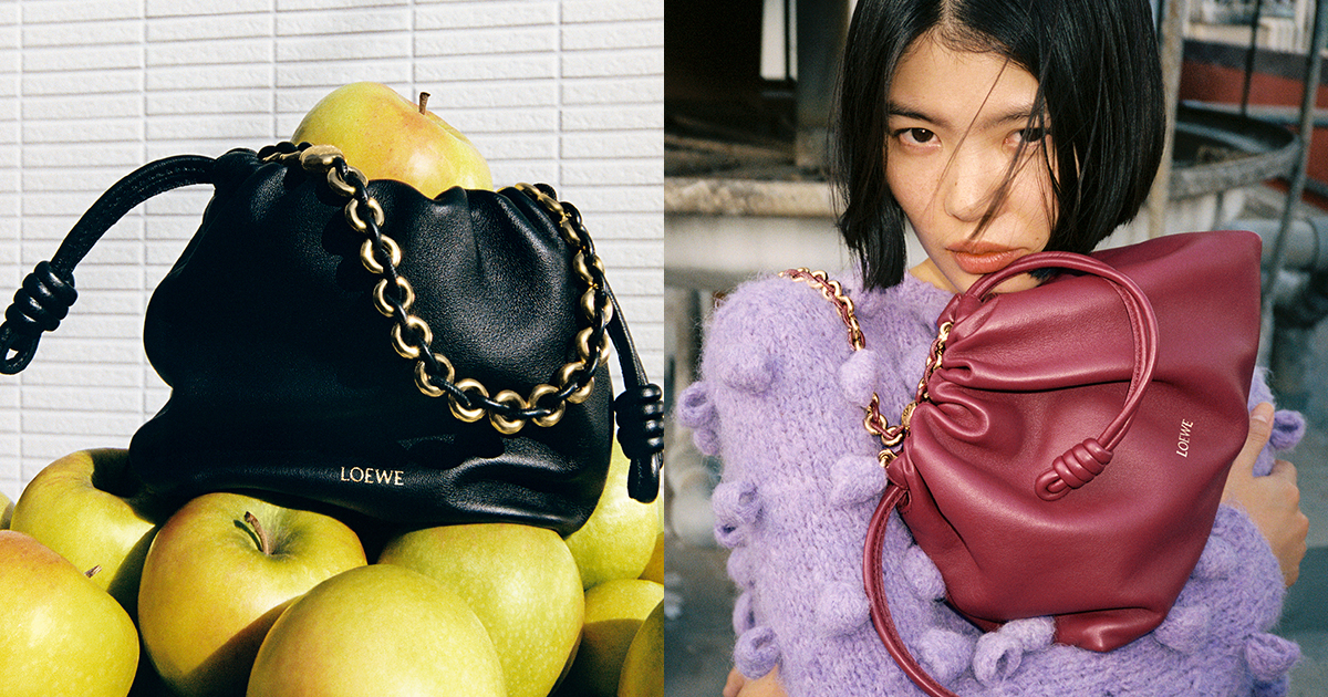 LOEWE『FLAMENCO PURSE』のキャンペーンに市川実日子、浅野順子