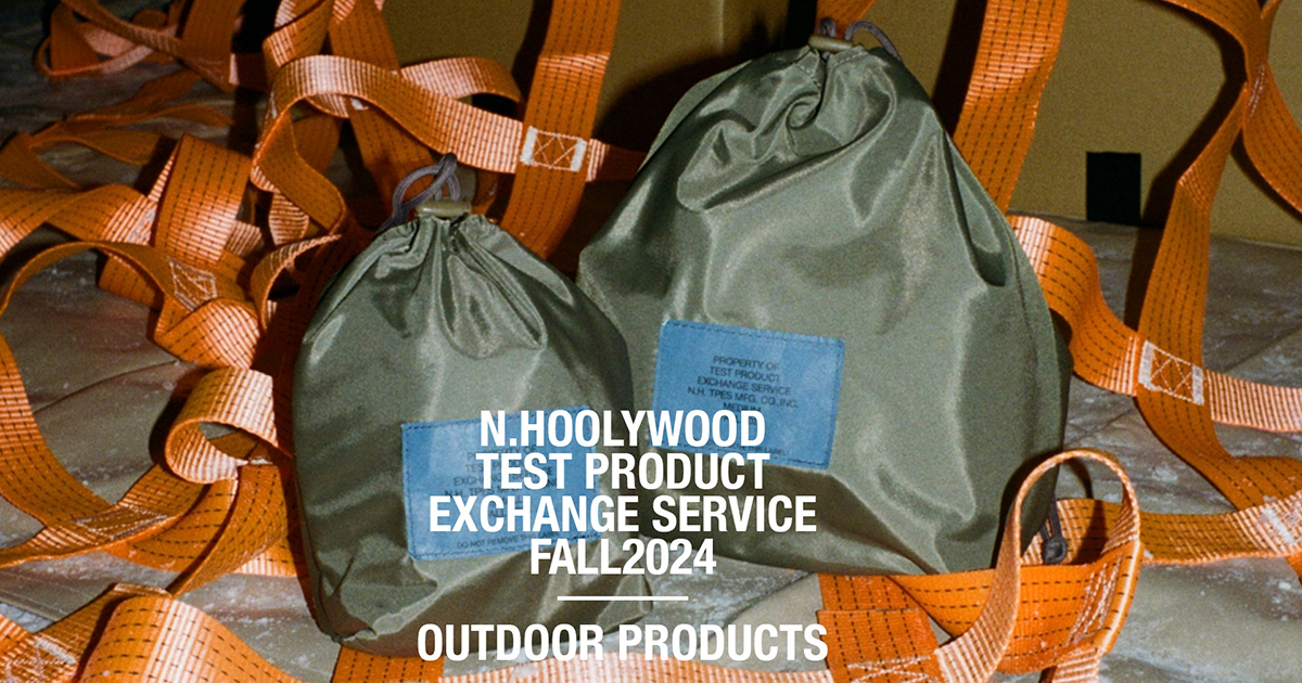 N.HOOLYWOOD TEST PRODUCT EXCHANGE SERVICE × OUTDOOR PRODUCTSが7月