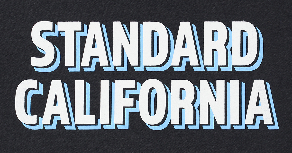 Standard Californiaの新型サインペイントロゴTシャツ