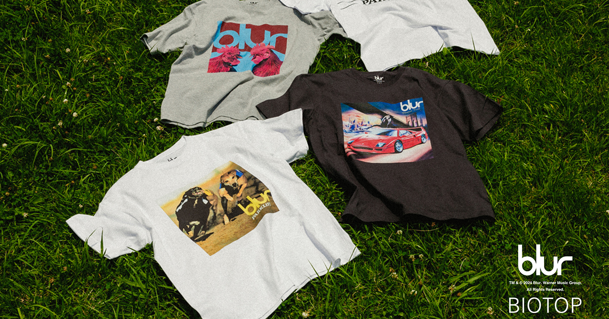 Blur for BIOTOPのTシャツが9月6日にリリース
