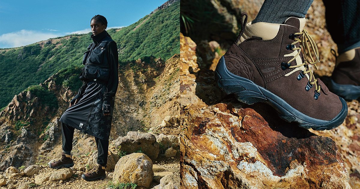 Mountain researchコラボ　ブーツ KEEN × MOUNTAIN RESEARCHのコラボレーションブーツ