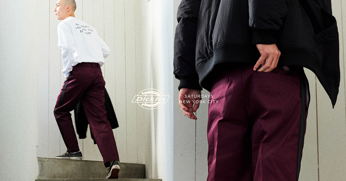 Saturdays NYCとDickiesのコラボレーションアイテムが10月10日にリリース