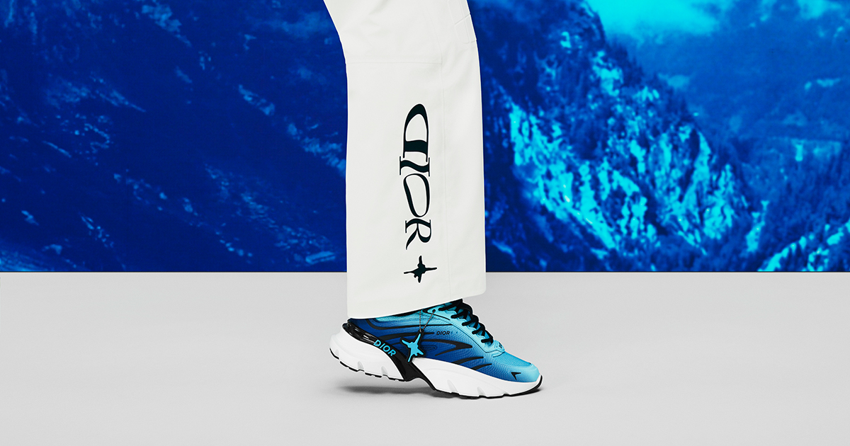 ◆Dior◆ ディオール B44 ブレードスニーカー ブルー DIOR AND LEWIS HAMILTON B44 Blade Sneaker – LIMITED AND