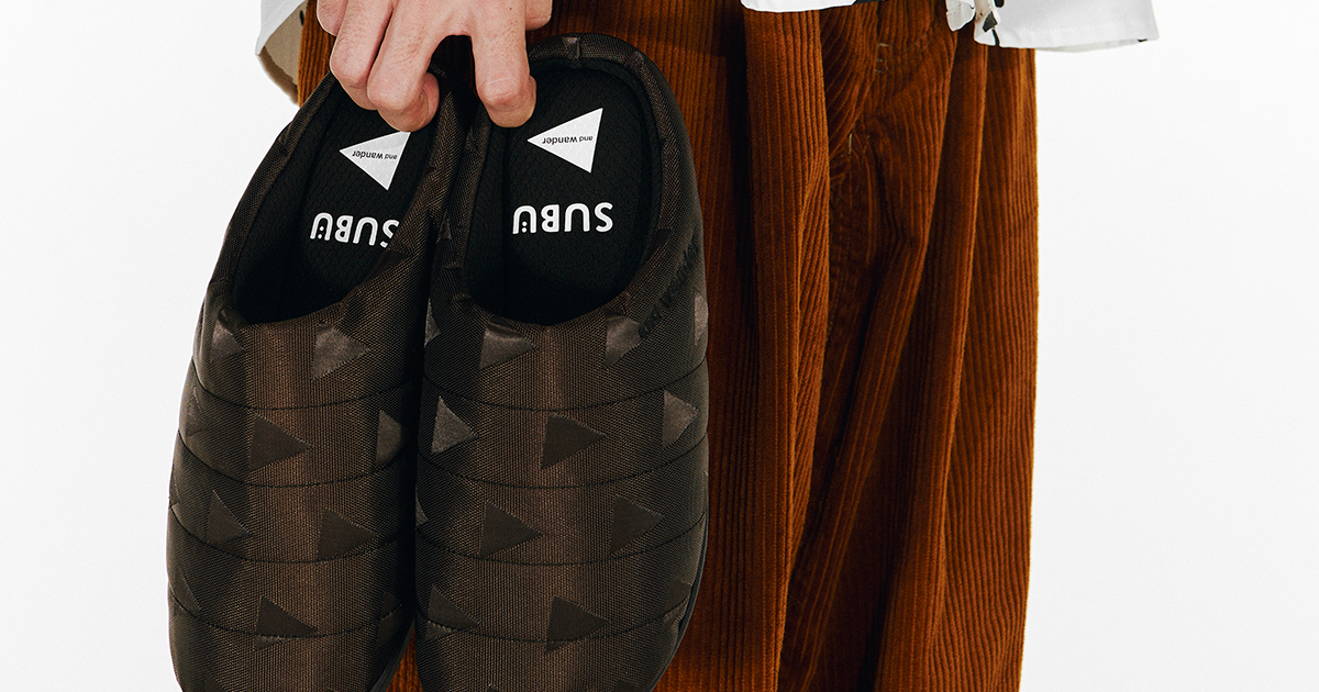 and wander (アンドワンダー) SUBU × and wander reflective rip