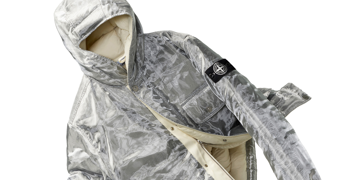 STONE ISLANDの新作『METAL MESH PVD NANOTECHNOLOGY DOWN』 
