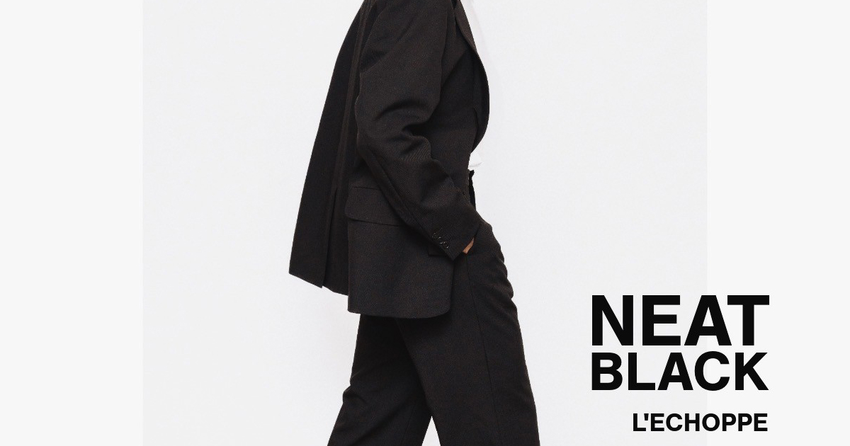90年代の日本のモードを想起させるNEAT BLACK