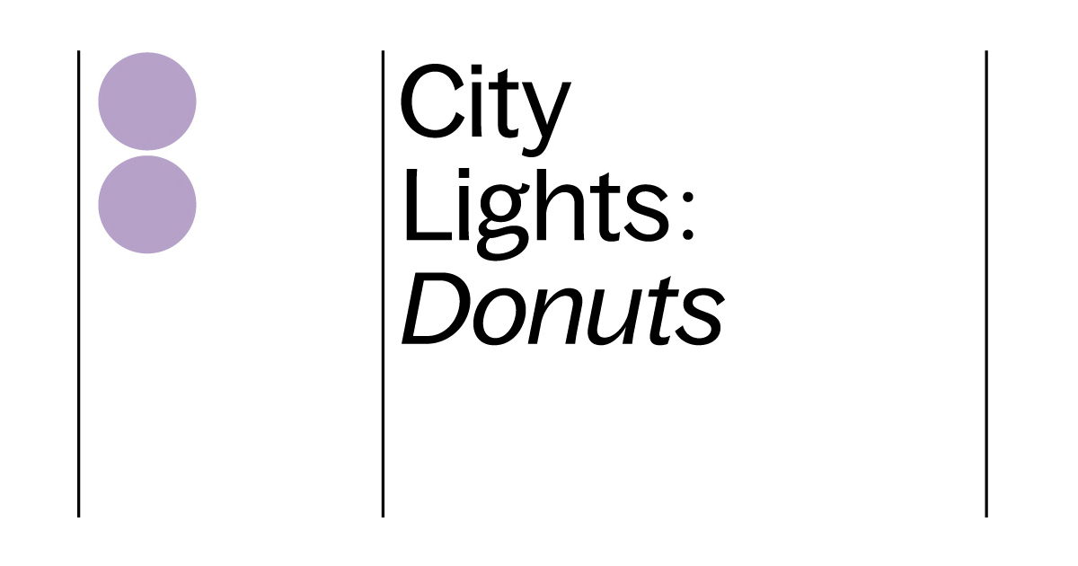 IMA:ZINEの運営するテイクアウトドーナツ店、City Lights：Donutsが 