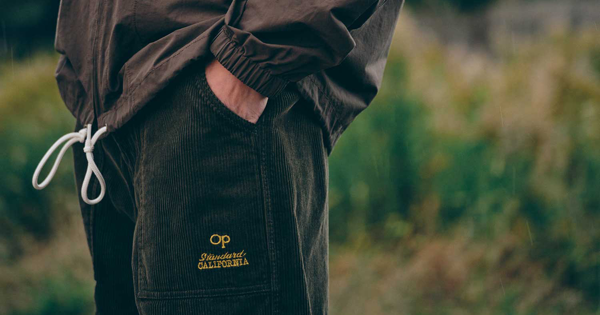 Standard California × Ocean Pacificのコーデュロイショーツ