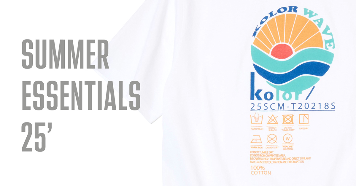 トップス kolor 25SS 25SCM-T20218S-B T-Shirt Color（カラー） kolor コットン Tシャツ トップス メンズ ブラック 2