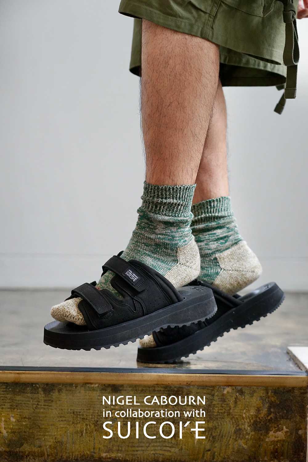 Nigel Cabourn サンダル “NC x SUICOKE MOGI” ◯ Nigel Cabourn - NC×SUICOKE MOGI - BLACK – PHAETON