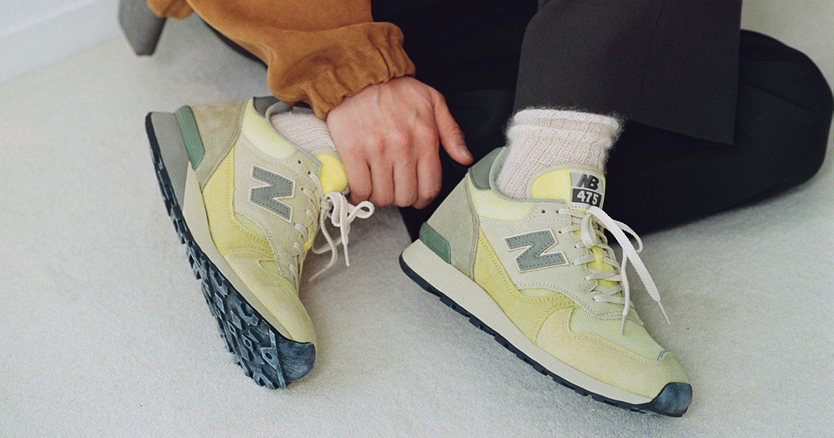 New Balance AURALE スエードシューズ ベージュ AURALEE × New Balance 475』が5月16日にリリース
