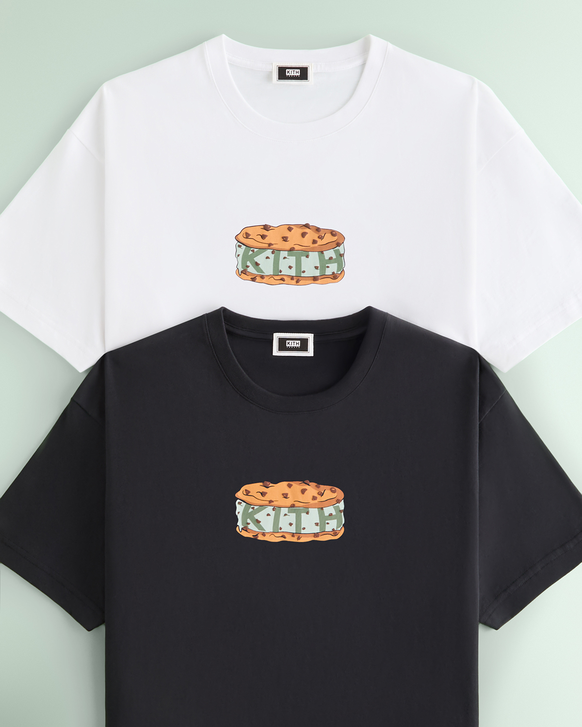 【KITH NYC】Kith Treats ミントチップTシャツ Kith Treats Mint Chip Tee - White