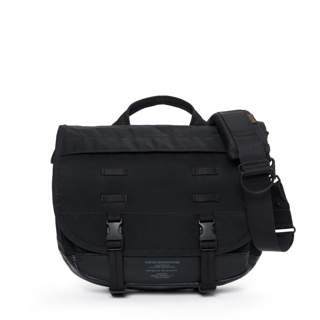 PORTER ブラック メッセンジャーバッグ 美品 PORTER ポーター 吉田カバン メッセンジャーバッグ