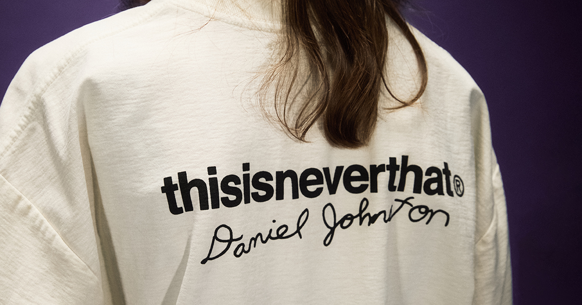 thisisneverthatとDaniel Johnstonのコラボレートコレクション