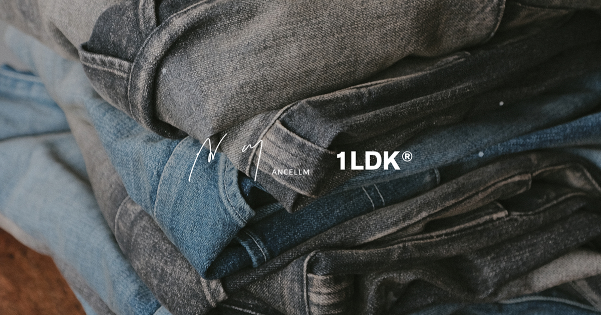 パンツ ANCELLM 1LDK DENIM SHORTS ANCELLM Creates the BOXY DENIM PAINTER SHORTS EX Exclusively