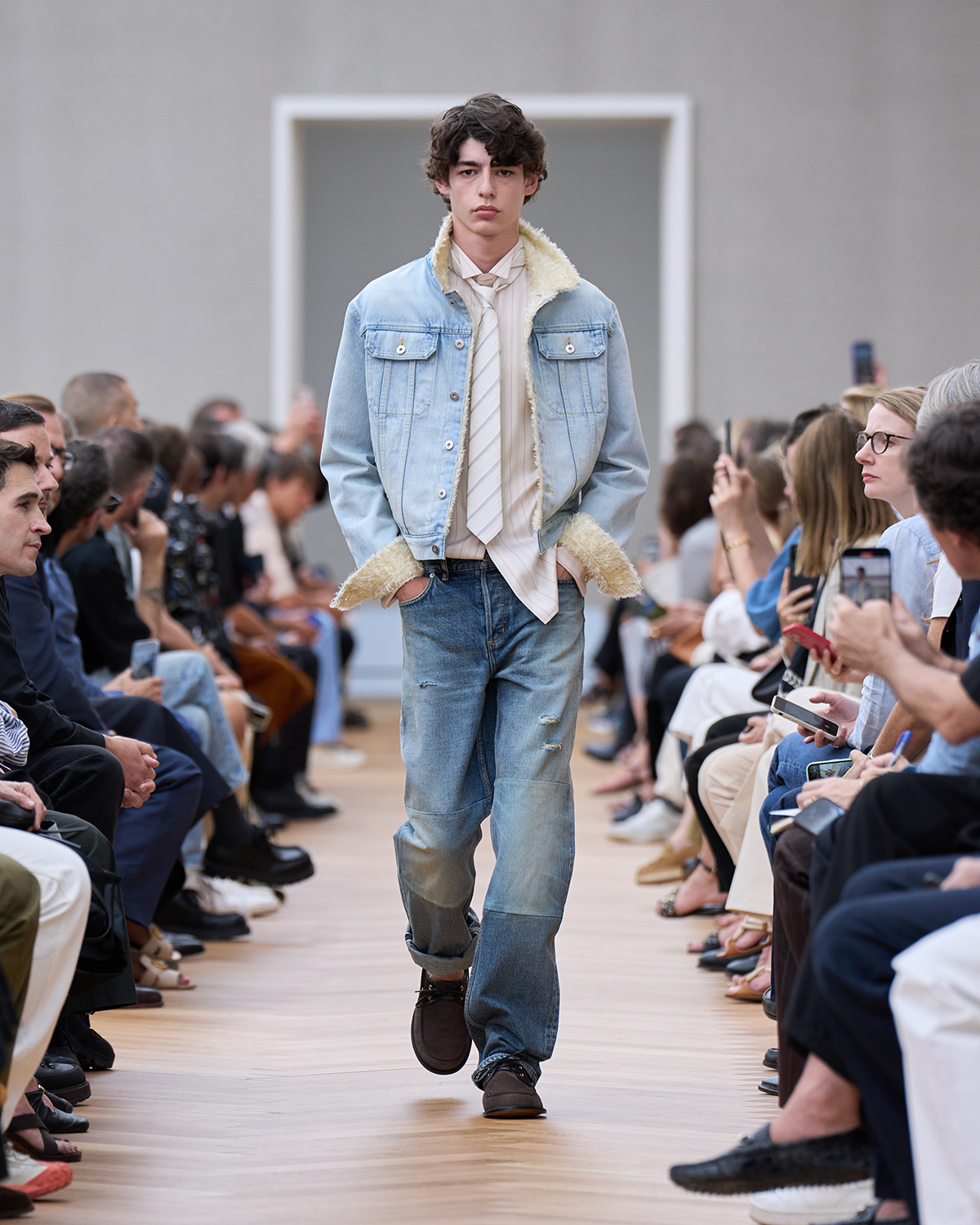 【デニムブルーがお洒落☆】Dior バレリーナ osharewalker デニム レディース ロング パンツ ボトムス 春夏