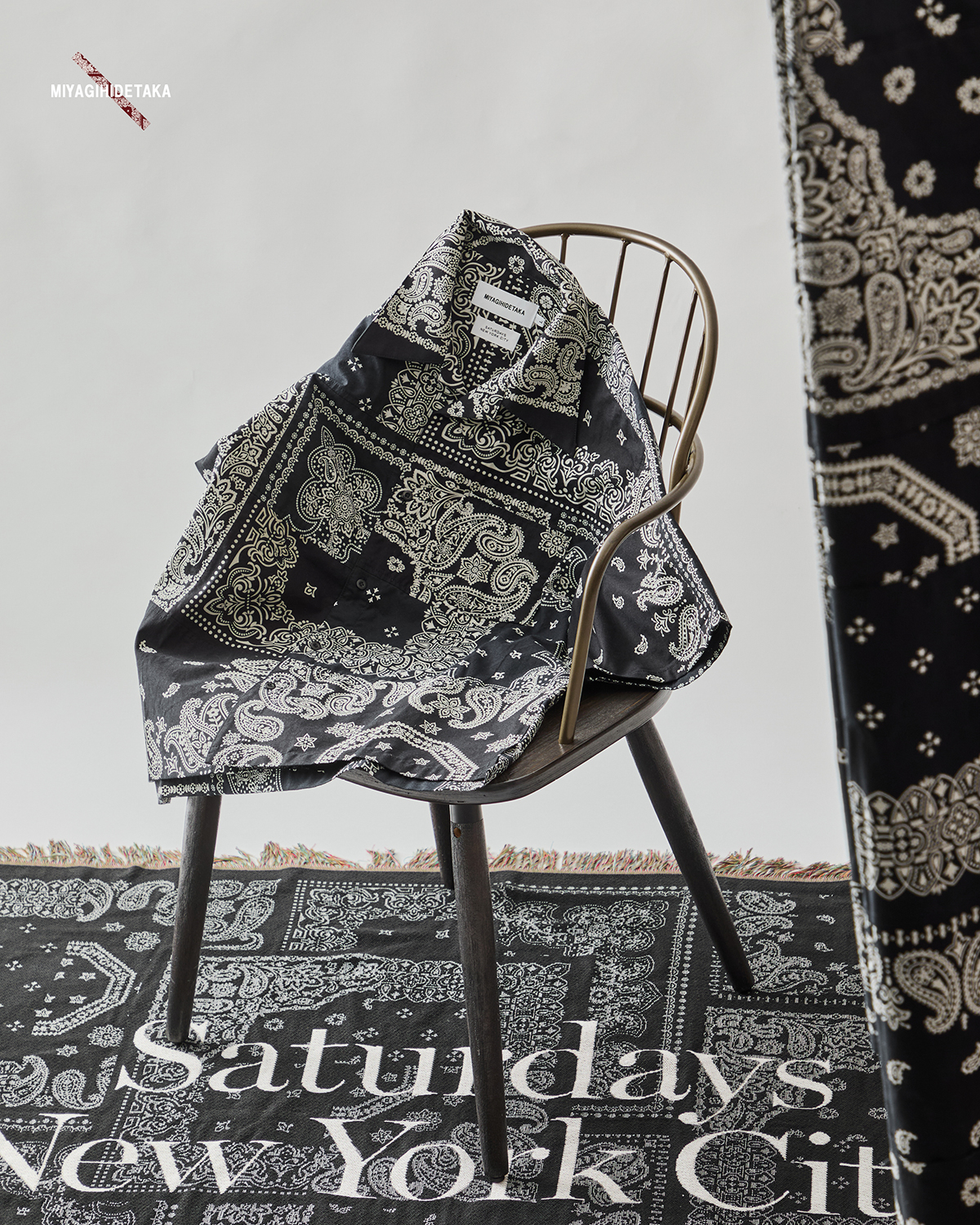 新品 MIYAGIHIDETAKA x Saturdays NYC ブランケット Saturdays NYC(サタデーズ ニューヨークシティ