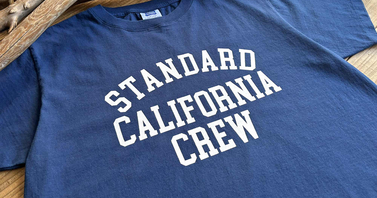 古着をイメージしたStandard Californiaの直営店限定Tシャツ