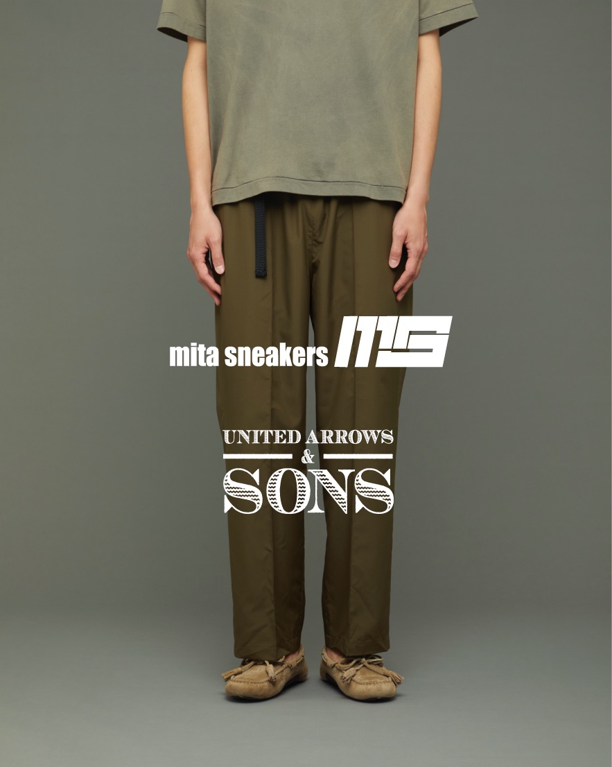mita sneakers × UNITED ARROWS & SONSのコラボレーションパンツ