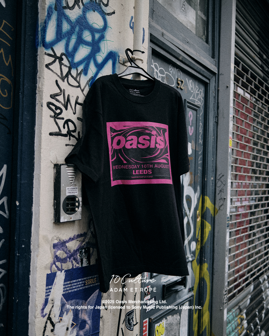 新品・未使用　Oasis×10CultureコラボレーションTシャツ　Mサイズ Oasisと10Cultureによる新作Tシャツが予約販売中