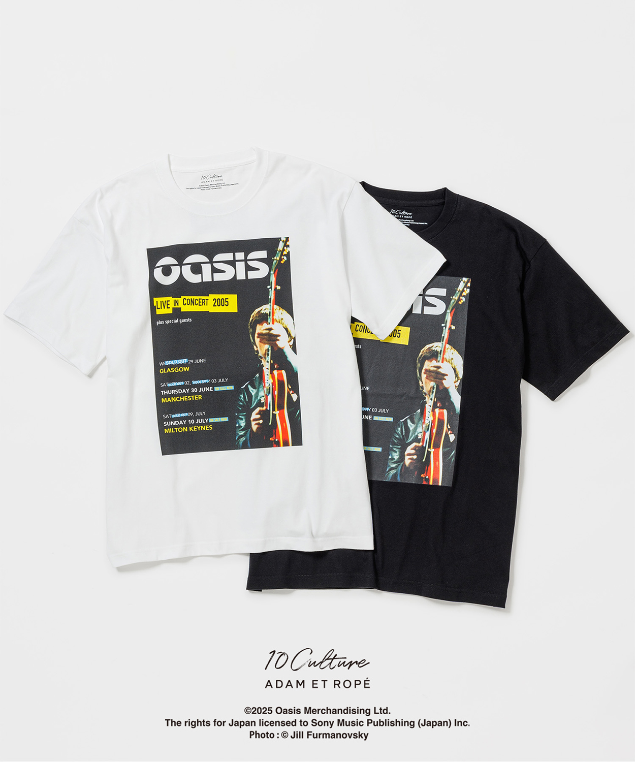 新品未開封oasis 10Culture ADAM ET ROPE Tシャツ ADAM ET ROPÉ×oasis 10Culture Artwork design T-shirt 2025.07