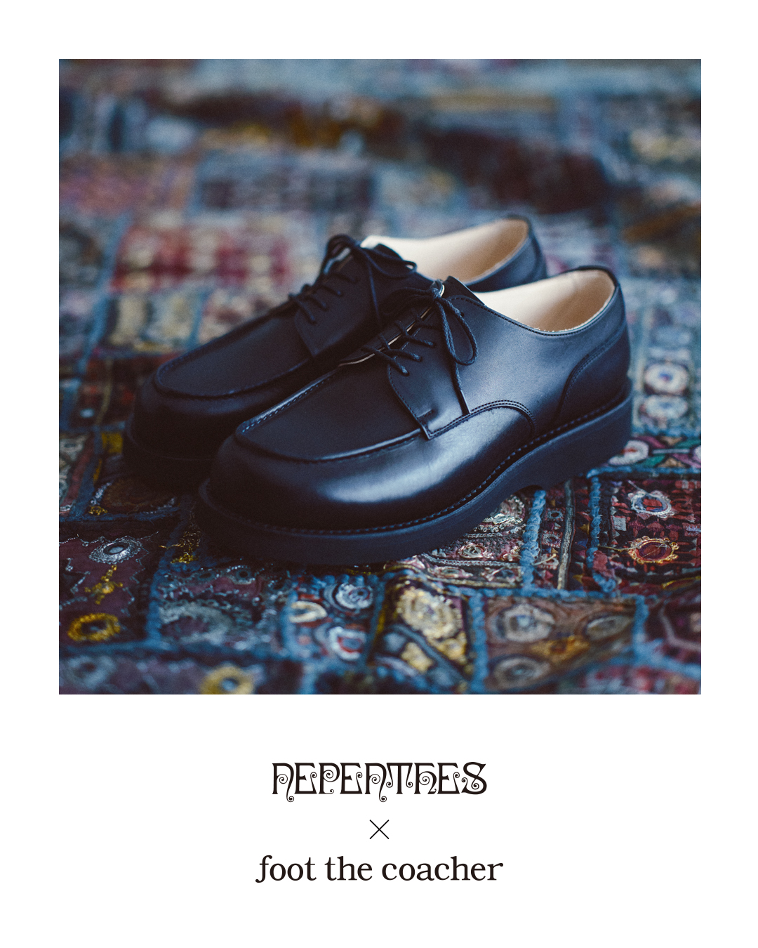 NEPENTHES × foot the coacherのコラボレーションシューズ