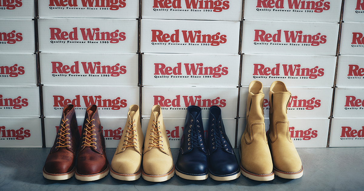 RED WINGが過去に人気のあった品番を復刻