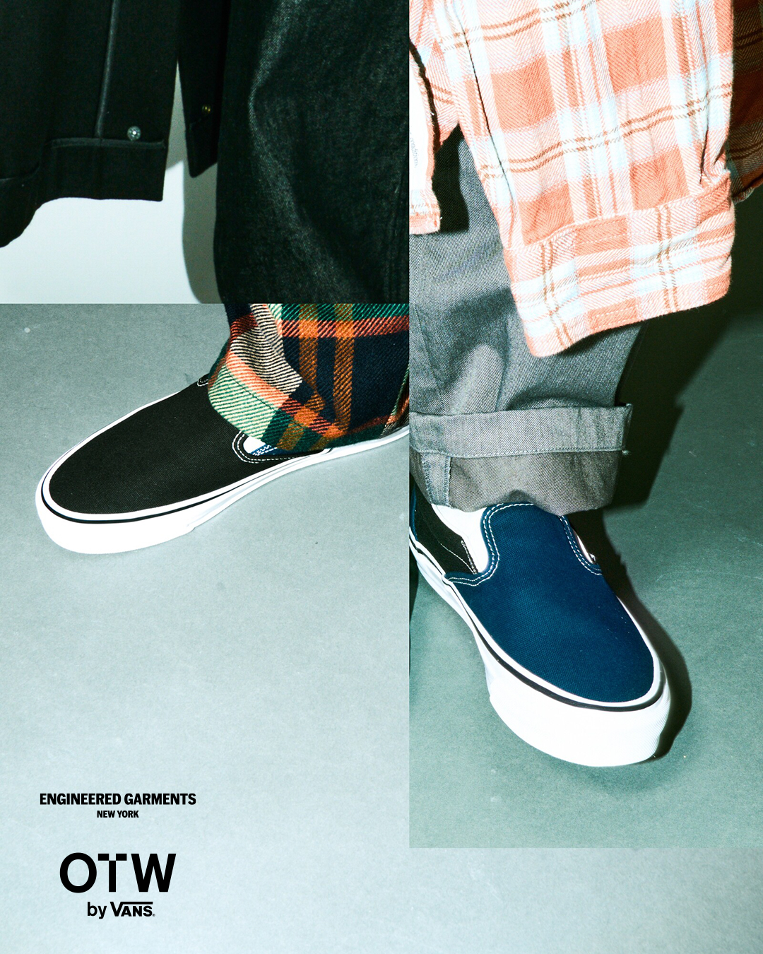 完売品　エンジニアドガーメンツ VANS CLASSIC SLIP-ON 98 完売品 エンジニアドガーメンツ VANS CLASSIC SLIP-ON 98 - メルカリ