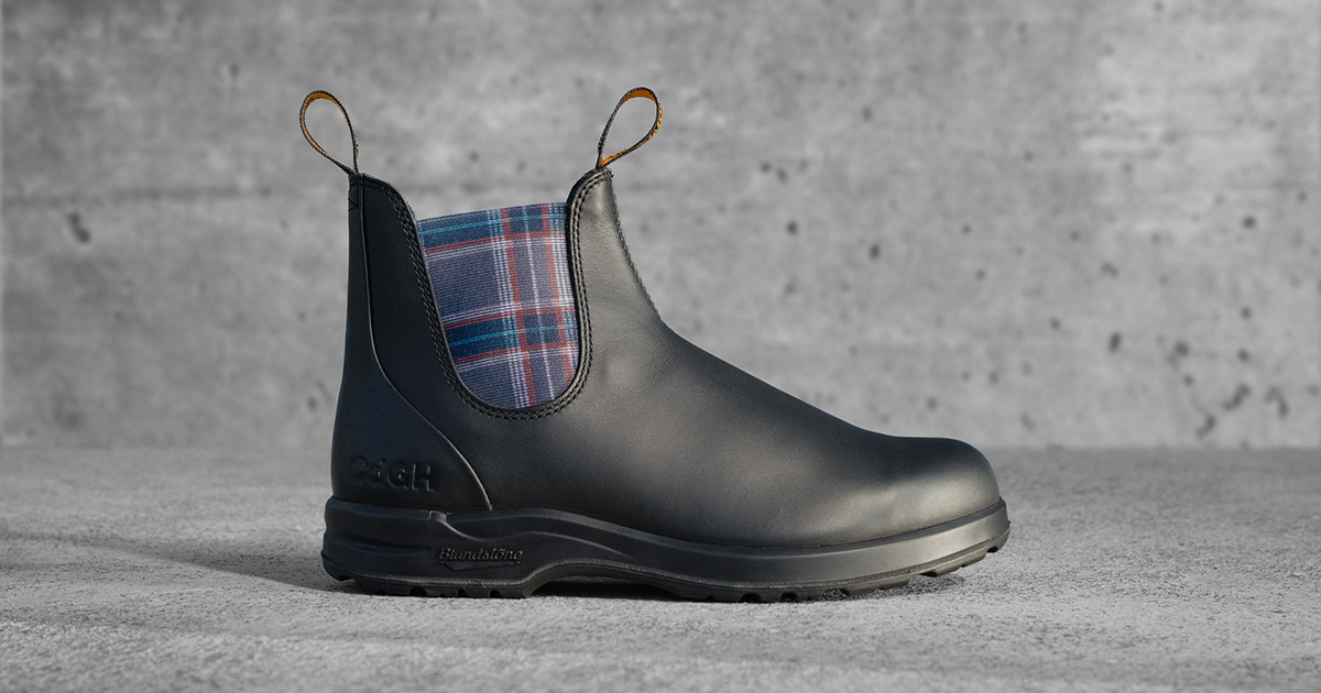 最終SALE COMME des GARCONS コムデギャルソン　ストーンズ Blundstone × COMME des GARÇONS HOMMEの新作コラボレーション