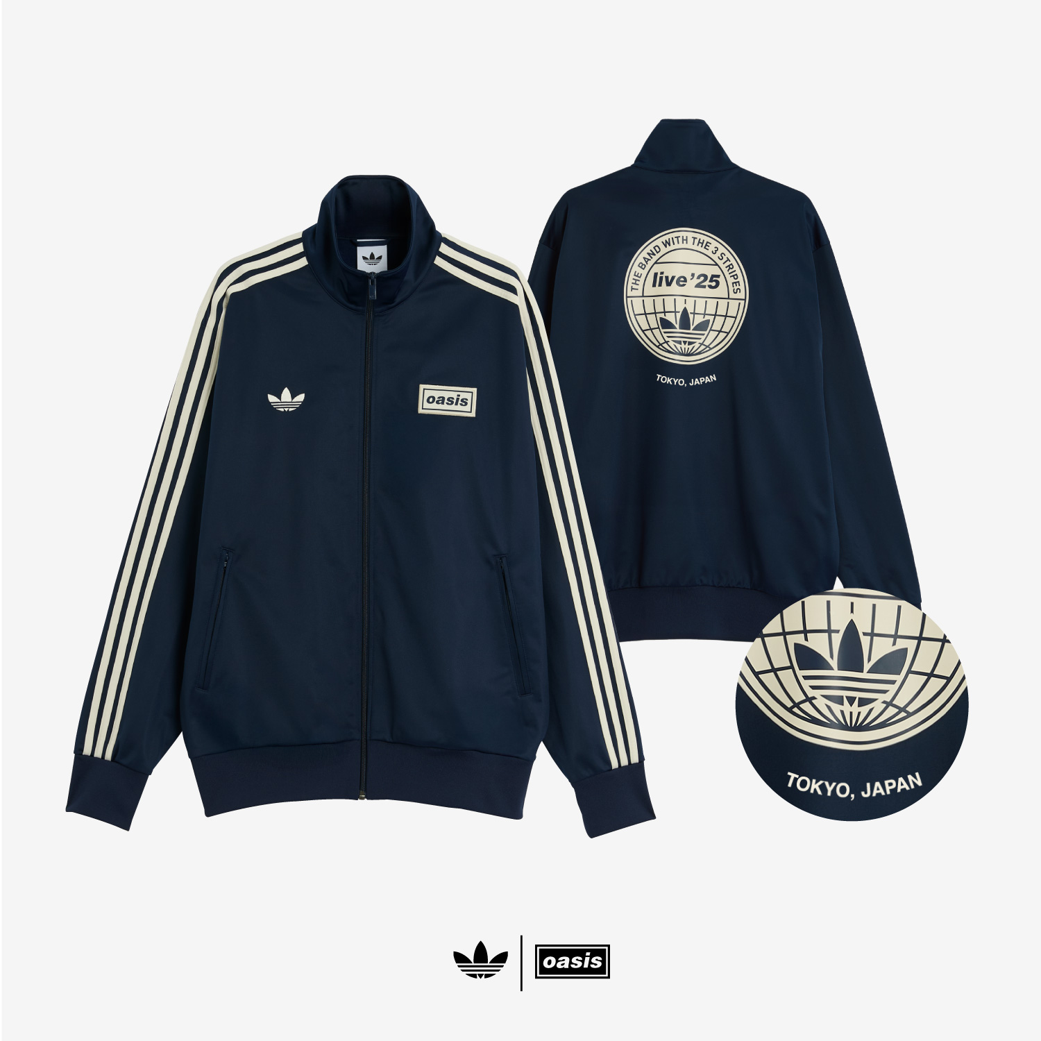 adidas OriginalsからOasisの来日公演を記念した