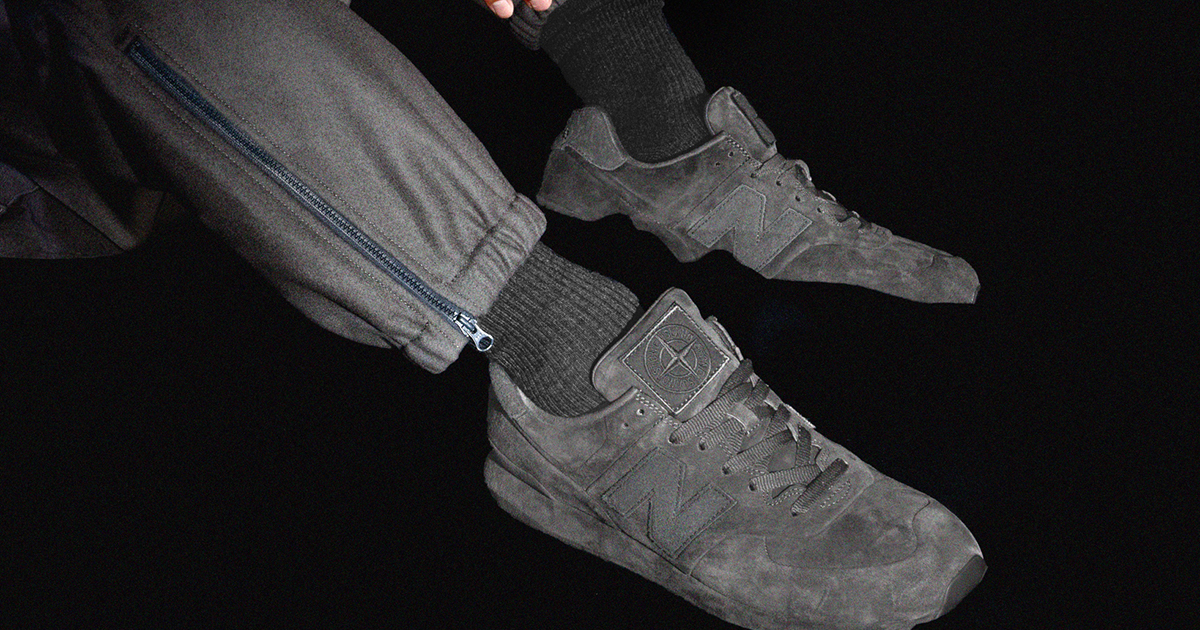 STONE ISLAND | NEW BALANCE 574 GHOST』が9月23日に発売