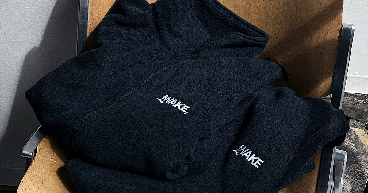 WAKE and ES.1 フリース WAKE.とES.1による新作コラボレーションアイテムが9月20日にリリース