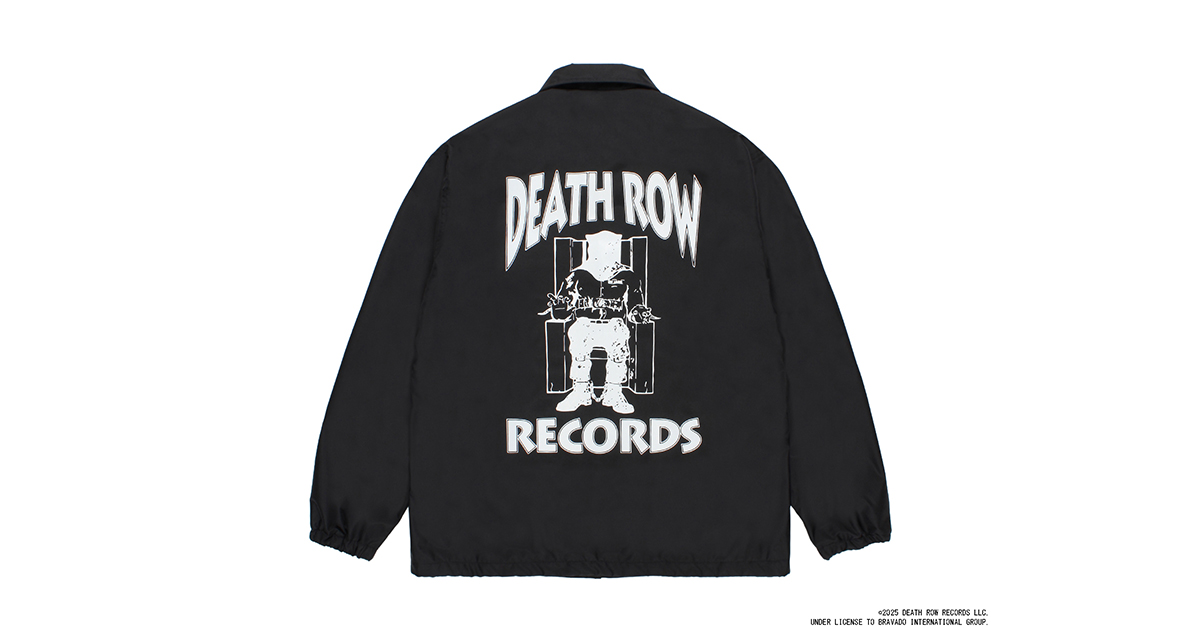 ワコマリア DEATH ROW RECORDS ロンT 白 L DEATH ROW RECORDS / GARMENT DYED SWEAT SHIRT | OVER FLOW