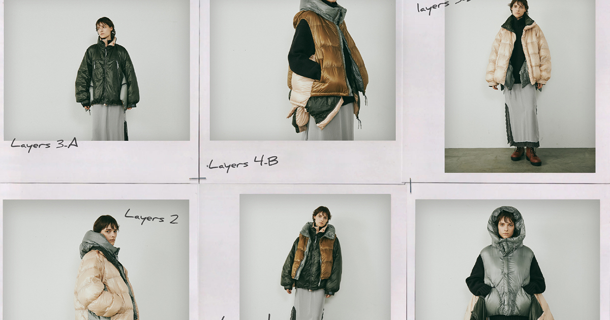 beautiful people × NANGAのコラボレーションダウン第2弾
