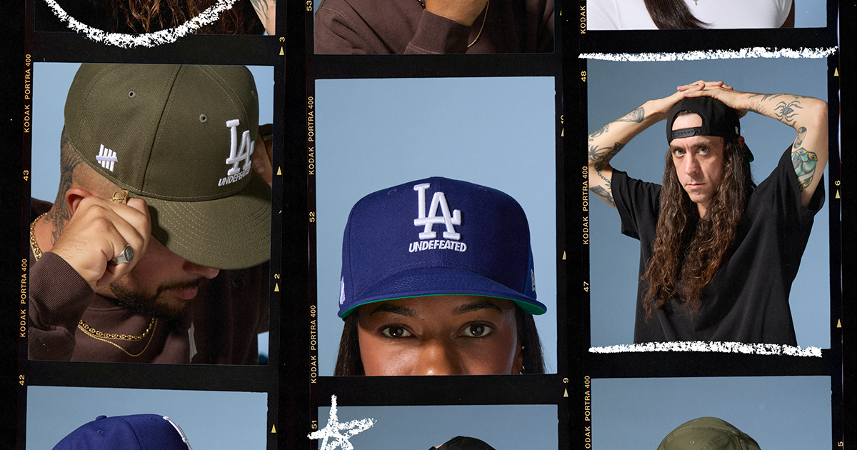 UNDEFEATED、Los Angeles Dodgers、New Era®のトリプルコラボ